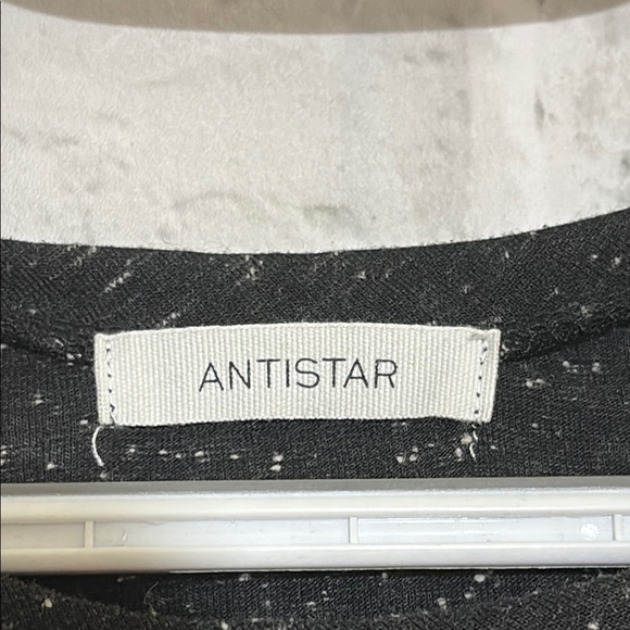 Antistar Black Speckled white Women's Top, size small - Picture 2 of 7